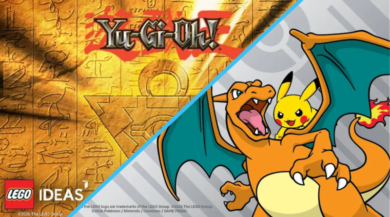 LEGO lansează o dublă provocare pentru fanii Pokémon și Yu-Gi-Oh pe platforma Ideas