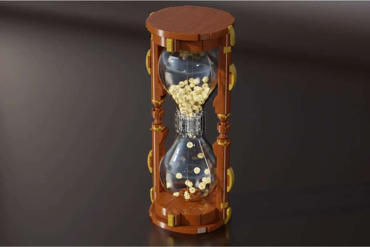 Detalii noi despre The Ornate Hourglass: Proiectul care transformă timpul în piese LEGO