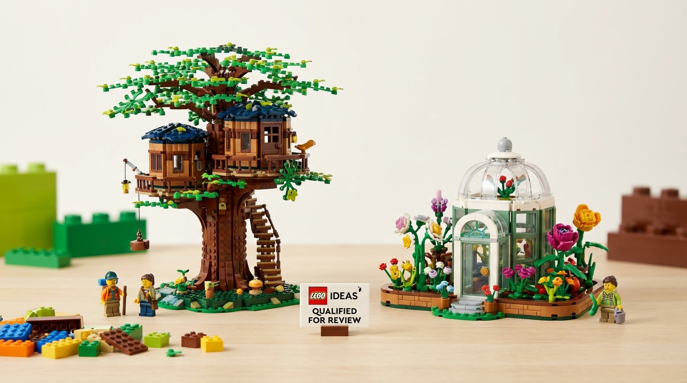 LEGO anunță două noi proiecte inspirate de natură calificate pentru etapa oficială de review 2026