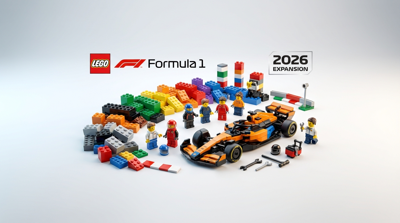 LEGO anunță o colaborare istorică cu Formula 1 pentru 2026: O nouă eră a vitezei și inovației