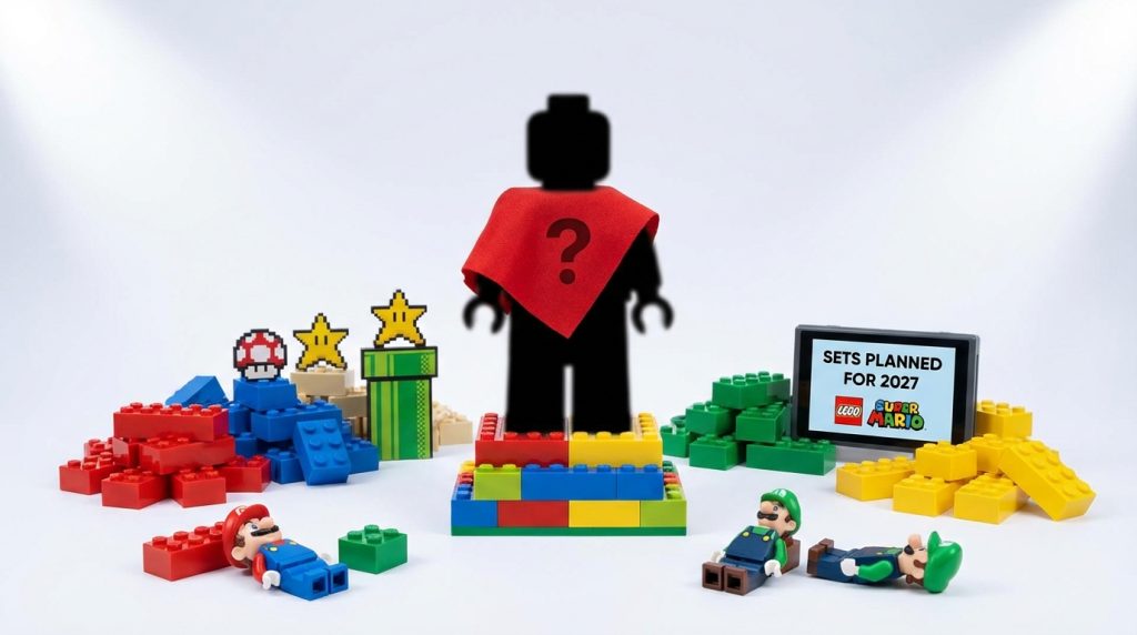 LEGO anunță prima minifigurină Super Mario și confirmă noi seturi revoluționare pentru 2027