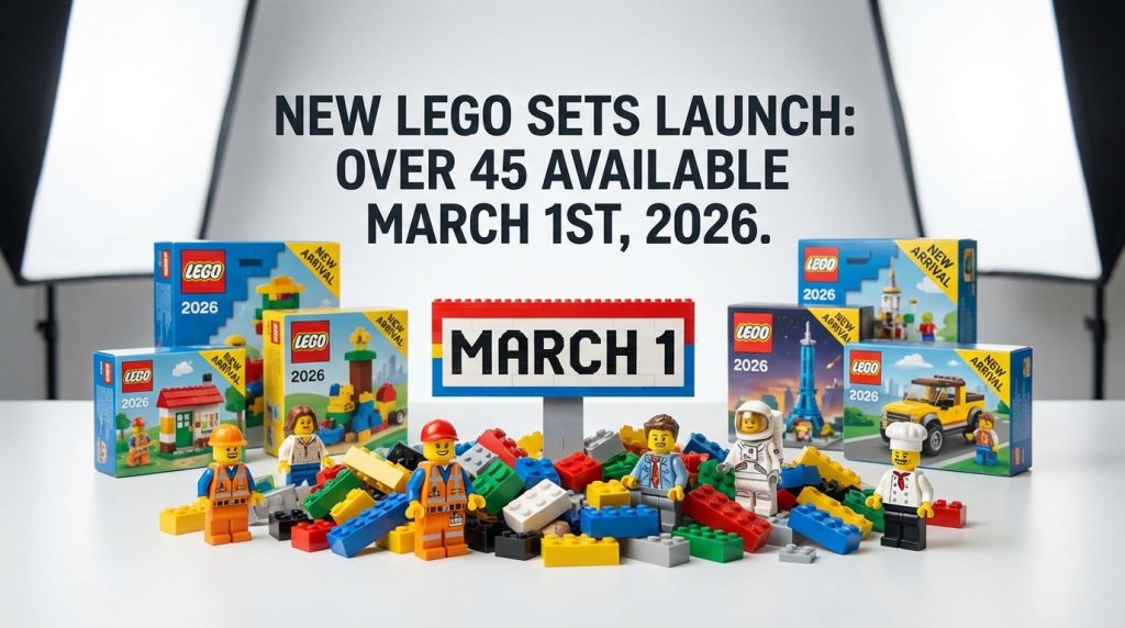 LEGO lansează peste 45 de seturi noi: O primăvară plină de creativitate începe pe 1 martie 2026