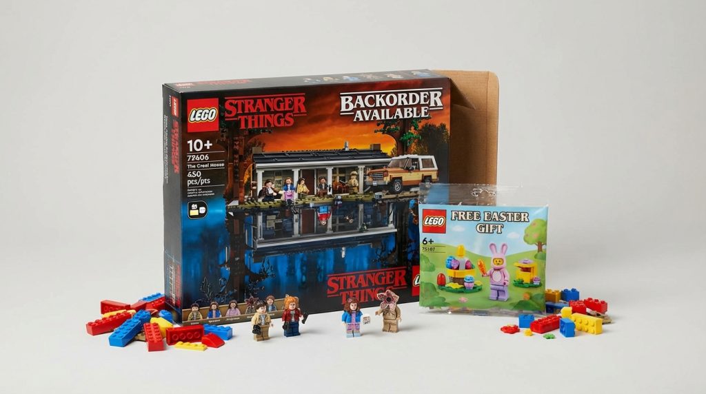 LEGO Stranger Things: Celebra The Creel House revine în stoc alături de un cadou tematic de Paște