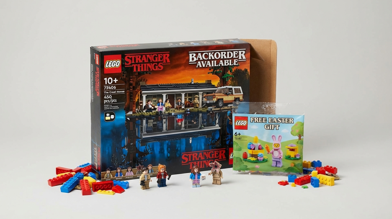 LEGO Stranger Things: Celebra The Creel House revine în stoc alături de un cadou tematic de Paște