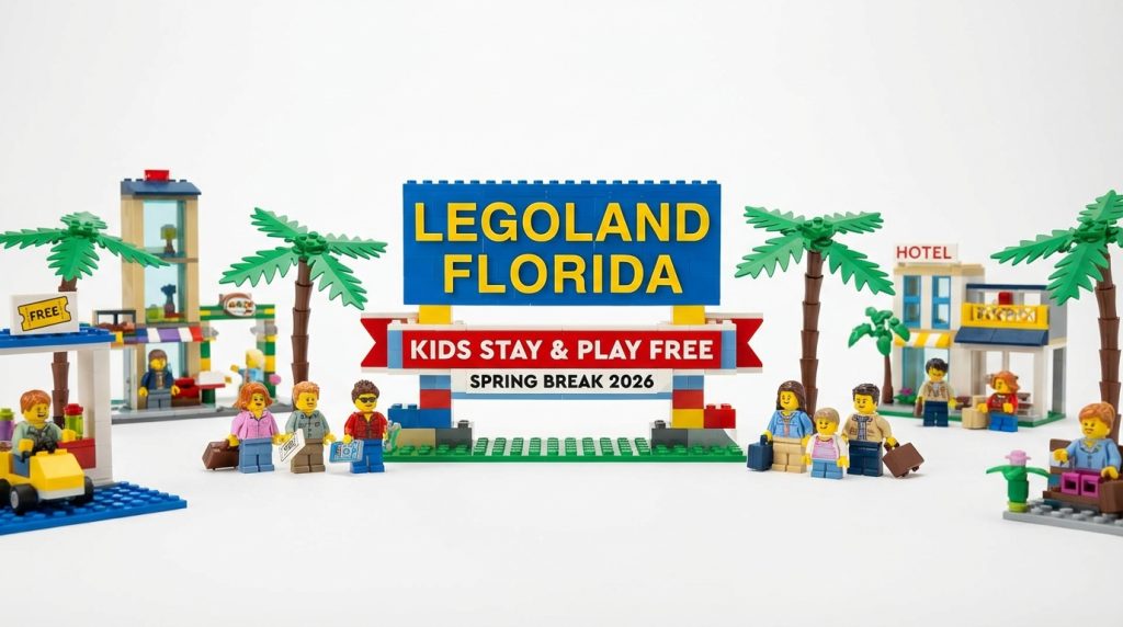 Ofertă specială la LEGOLAND Florida: Copiii beneficiază de gratuitate pentru vacanța din primăvara anului 2026