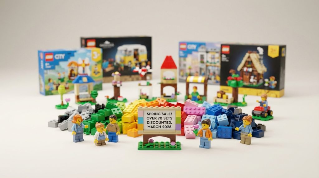 Ofertă specială LEGO: Reduceri masive de primăvară la peste 70 de seturi în martie 2026