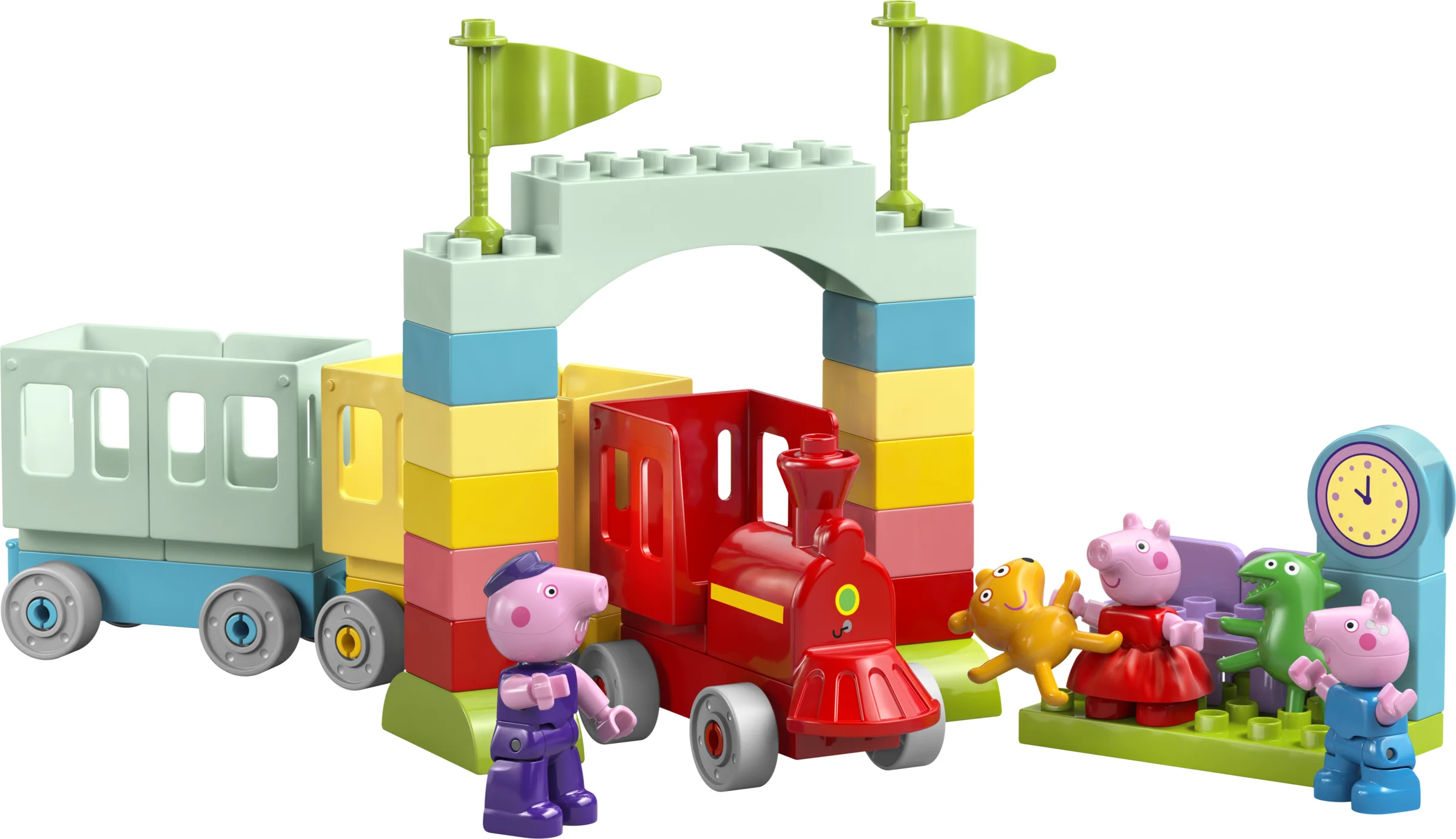LEGO 10466 - LEGO DUPLO 10466 Plimbare cu trenul cu Bunicul Purceluș: O aventură pe șine pentru preșcolari