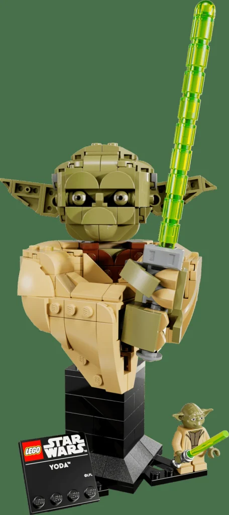 LEGO 75438 - LEGO Star Wars 75438 Bustul lui Yoda: O piesă de colecție pentru fanii Maestrului Jedi
