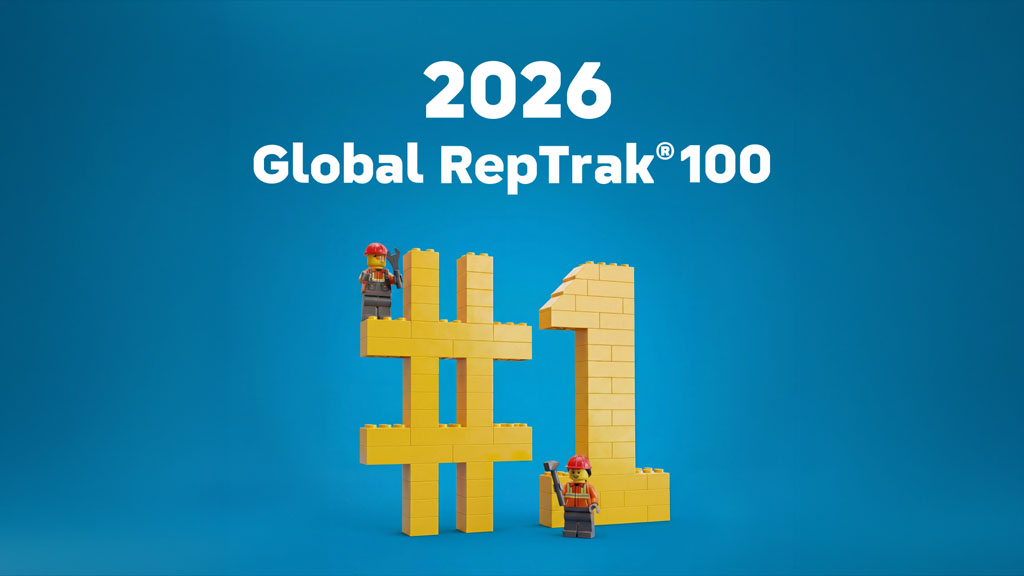 Grupul LEGO este din nou numărul 1 mondial: Cea mai reputată companie din lume în clasamentul Global RepTrak 100 din 2026