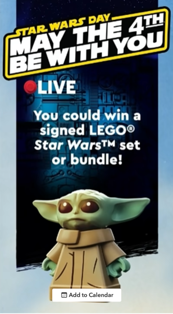LEGO dezvăluie planurile pentru May the 4th 2026: Un set misterios Star Wars și premii exclusive pentru fani