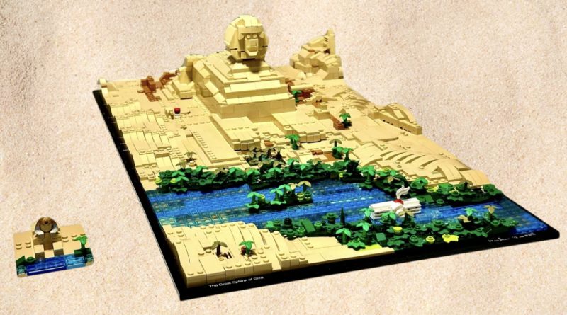 LEGO Ideas: Marele Sfinx din Giza completează lista celor 70 de proiecte calificate în prima etapă de analiză din 2026
