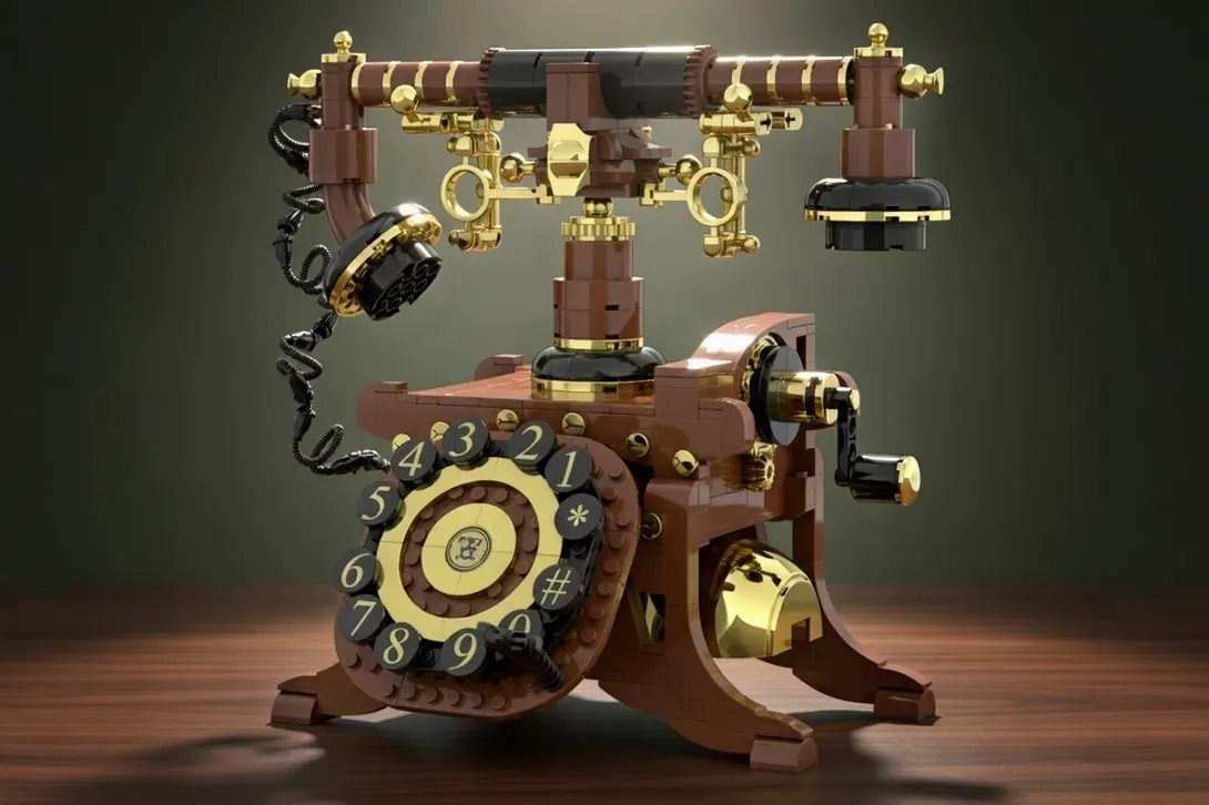 Classic Telephone atinge pragul de 10.000 de voturi: Un omagiu adus eleganței retro intră în prima etapă de review LEGO Ideas din 2026