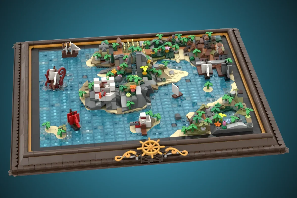 Orizonturi noi pentru fanii piraților: Proiectul „Modular Pirate Map” atinge borna de 10.000 de susținători pe LEGO Ideas