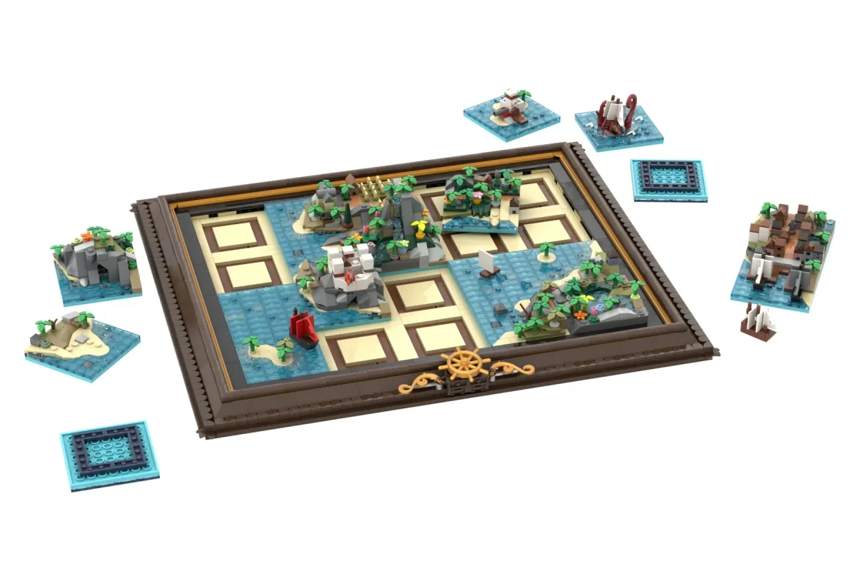 Orizonturi noi pentru fanii piraților: Proiectul „Modular Pirate Map” atinge borna de 10.000 de susținători pe LEGO Ideas
