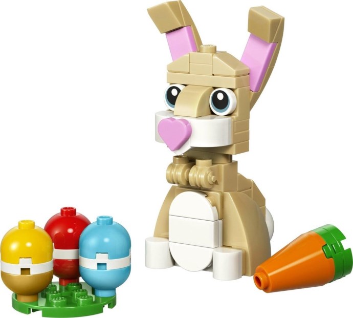 Setul LEGO 30716 Animal Crossing Petrecerea lui Julian, conține o minifigurină și diverse accesorii festive.