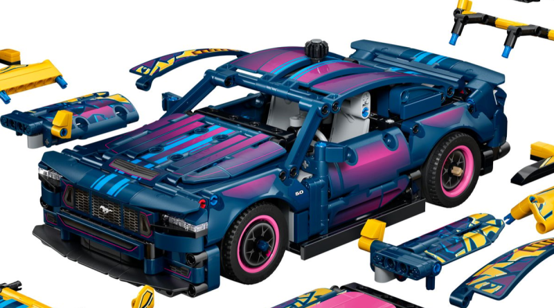 LEGO lansează noul Custom Garage Ford Mustang GT Car: O revoluție a personalizării în gama Technic