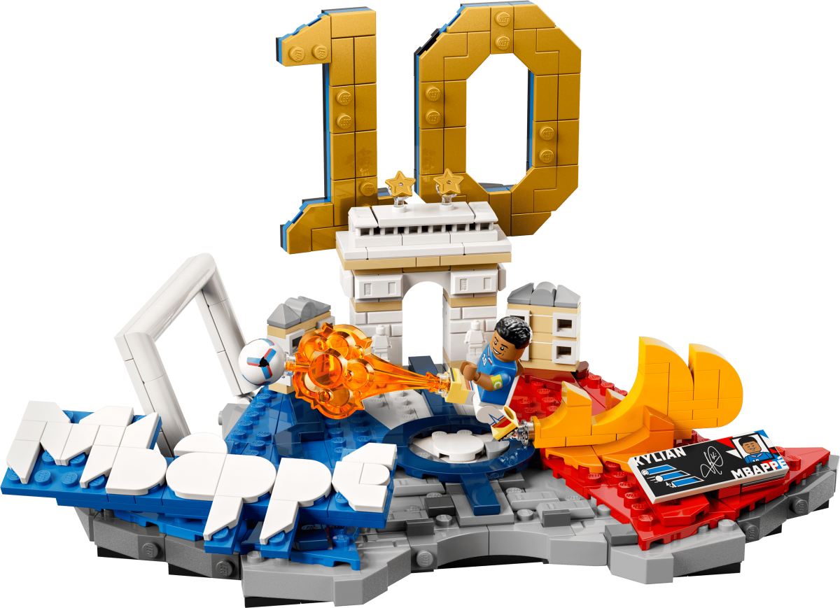 LEGO lansează primul set dedicat starului Kylian Mbappé: Detalii despre noul set 43013 Football Highlights