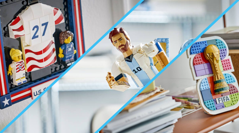 LEGO lansează tema LEGO Editions dedicată fotbalului: Detalii despre noile seturi cu Messi, Ronaldo și Cupa Mondială 2026