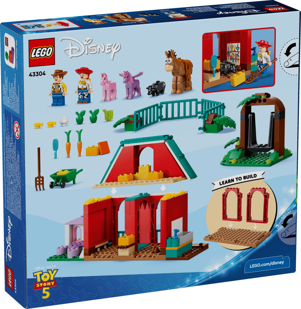 LEGO lansează 43304 Blaze’s Horse Ranch: Bullseye revine după o pauză de 16 ani în noua gamă Toy Story 5