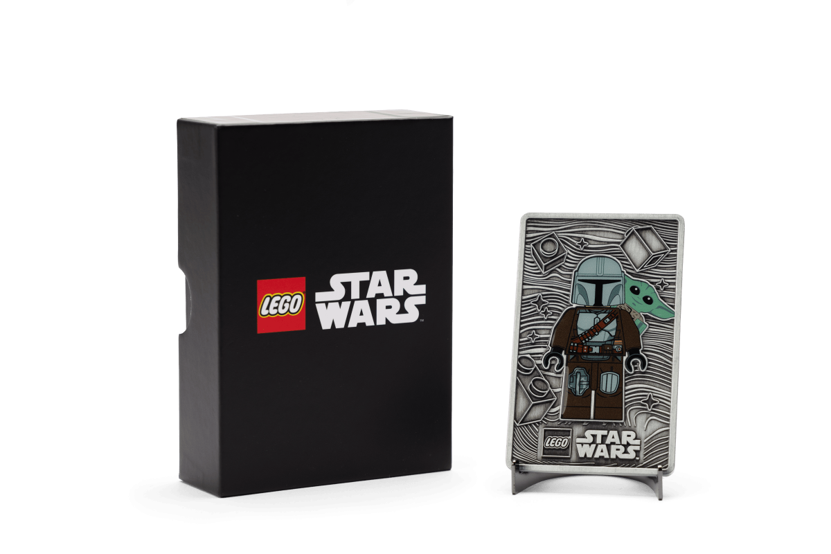 LEGO dezvăluie o recompensă exclusivă pentru fanii Star Wars: Cardul metalic The Mandalorian & Grogu