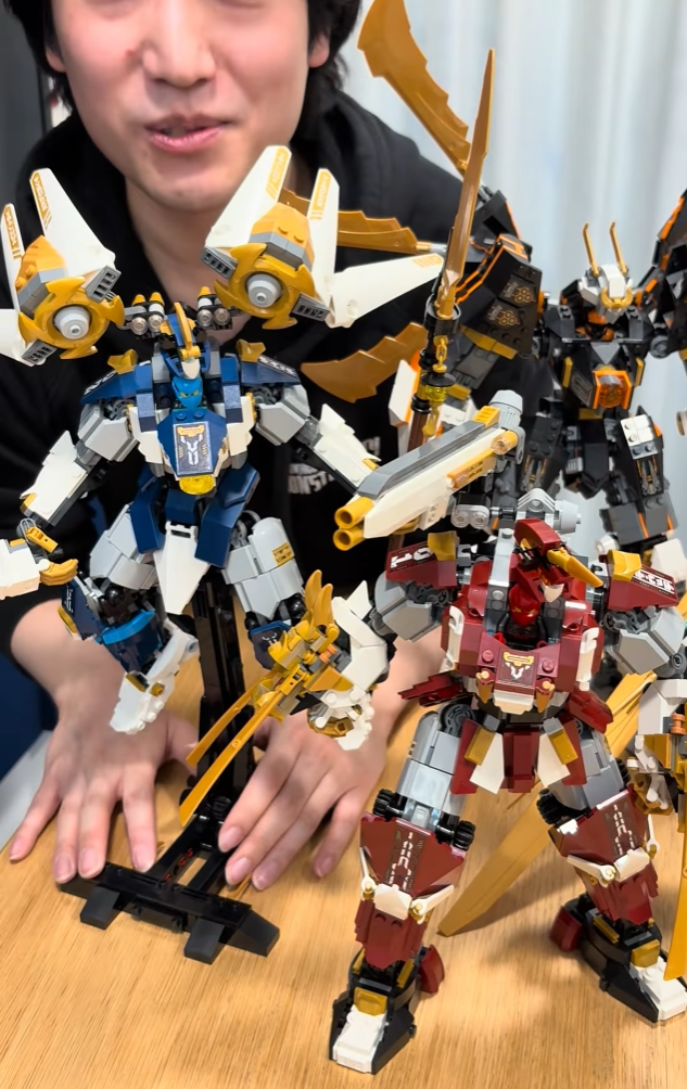 Primele imagini cu întreaga colecție LEGO NINJAGO Titan Mech: O armată colosală este acum completă