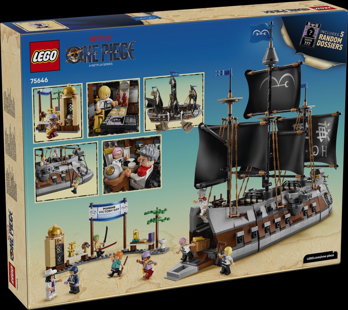 LEGO anunță o nouă colecție One Piece inspirată de sezonul 2 al serialului Netflix: Secretele Baroque Works și noile plăcuțe Dossier