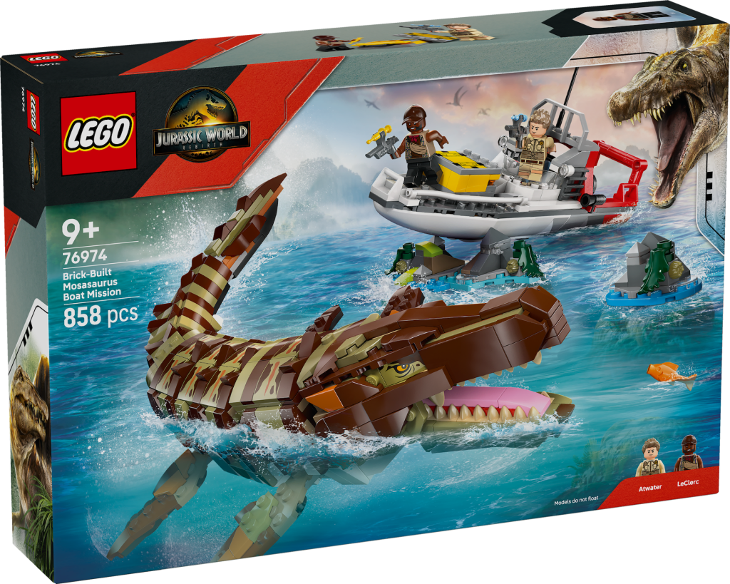LEGO anunță gama de vară 2026 Jurassic World: Rebirth: Un nou Mosasaurus și seturi aniversare