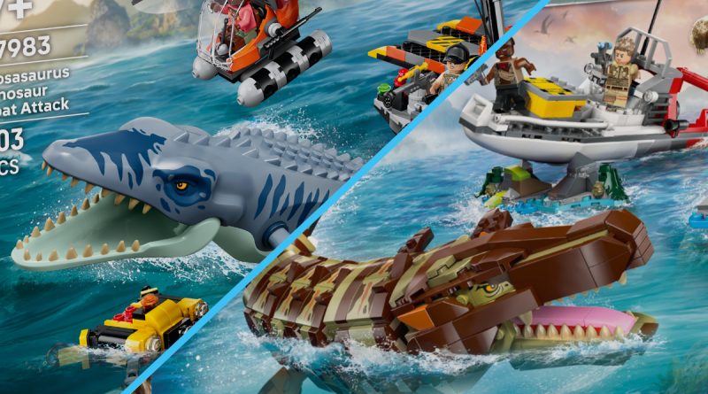 LEGO anunță gama de vară 2026 Jurassic World: Rebirth: Un nou Mosasaurus și seturi aniversare