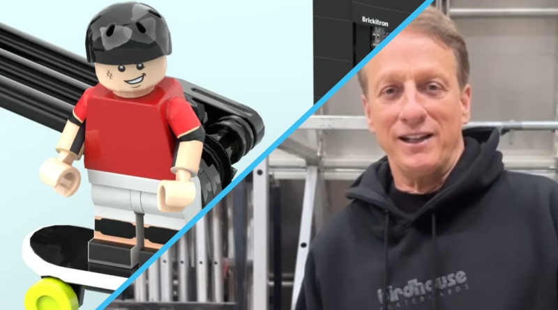 Legenda skateboarding-ului în universul cărămizilor: Tony Hawk susține oficial proiectul LEGO Ideas „Tony Hawk Pro Skater”