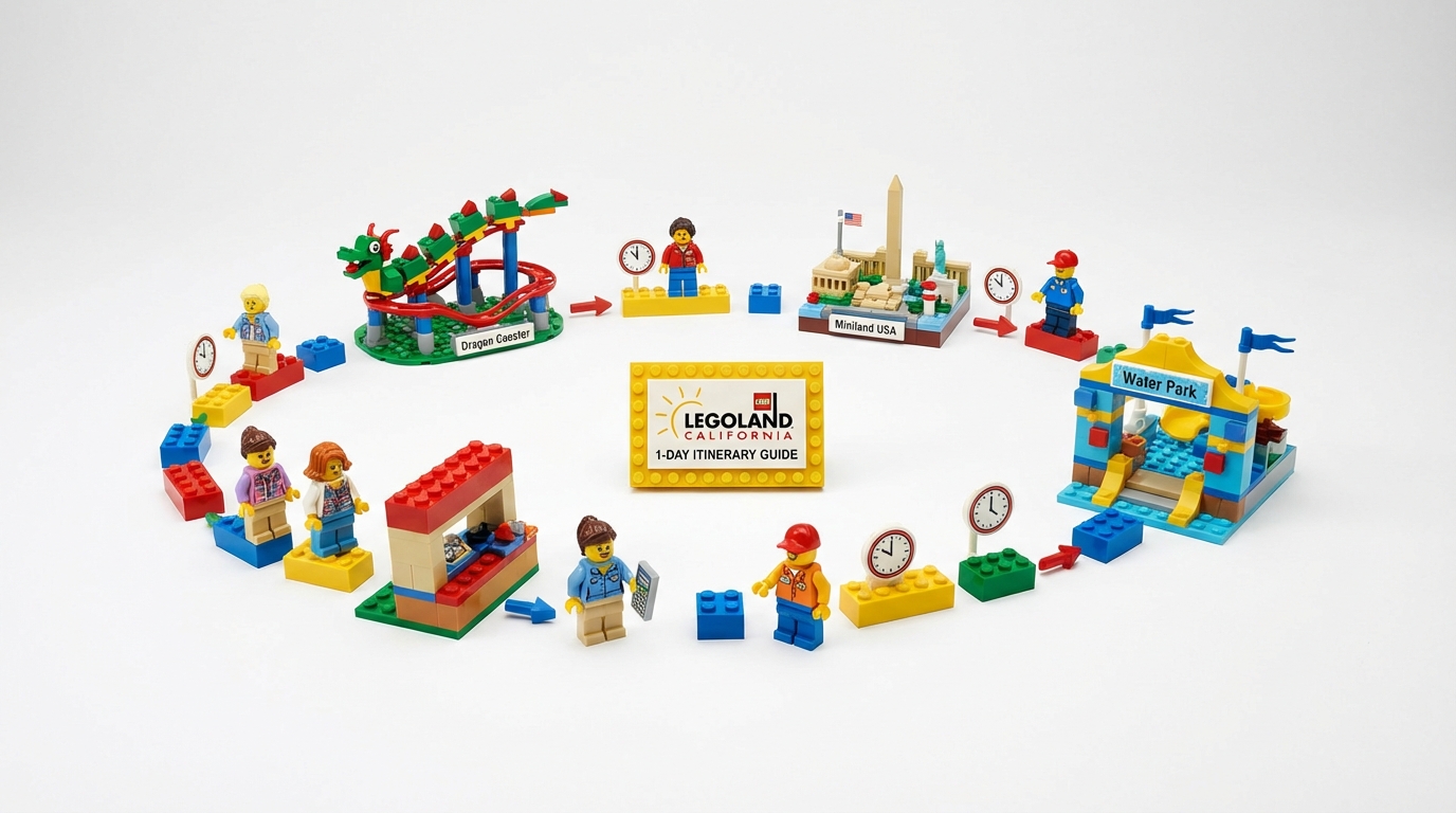 Ghid complet: Cum să vizitezi LEGOLAND California într-o singură zi și să profiți la maximum de fiecare oră