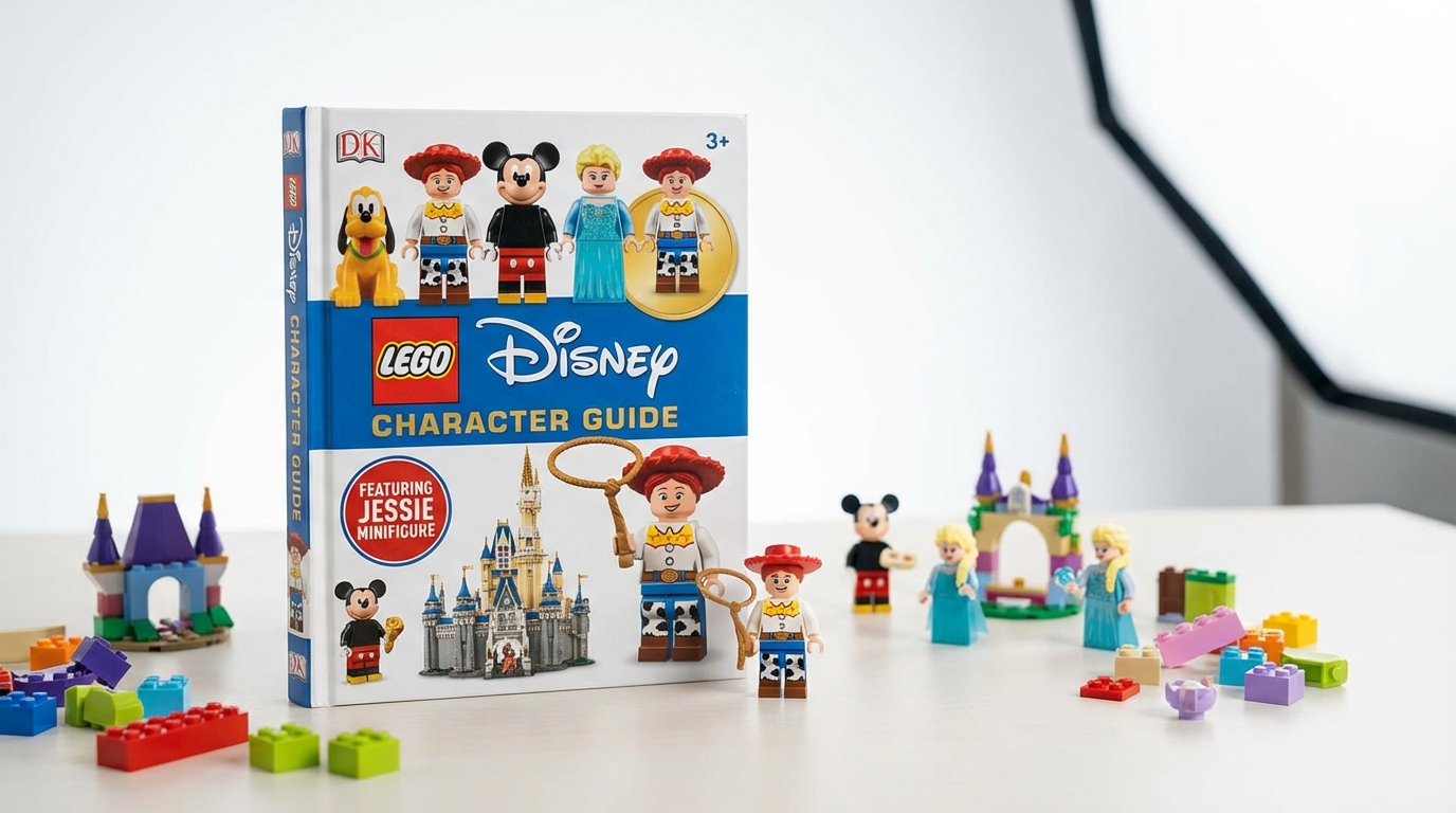 LEGO anunță lansarea DK LEGO Disney Character Guide: O călătorie magică însoțită de o minifigurină exclusivă Jessie