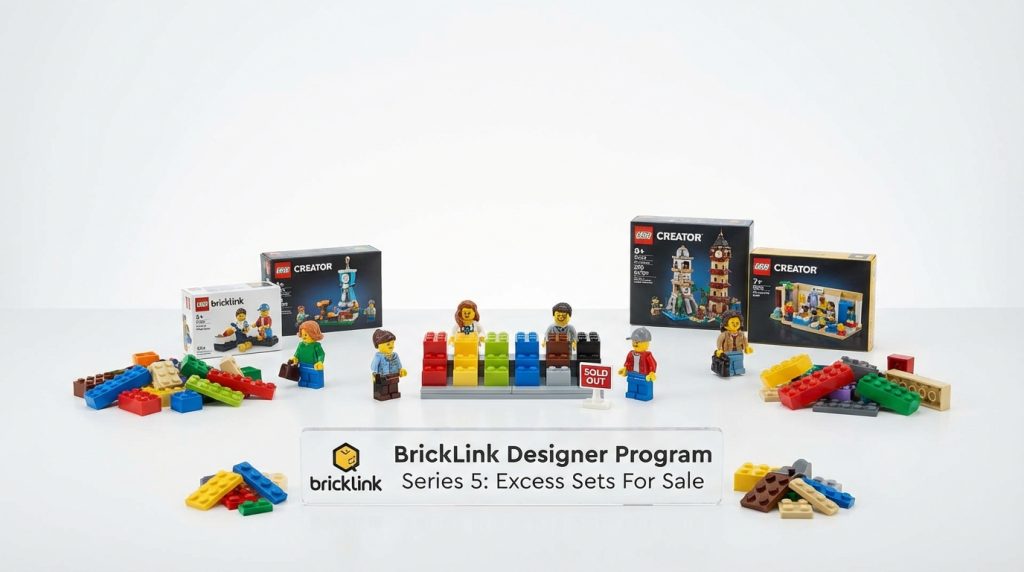 LEGO anunță o a doua șansă pentru BrickLink Designer Program Seria 5: Detalii despre vânzarea stocului excedentar în 2026