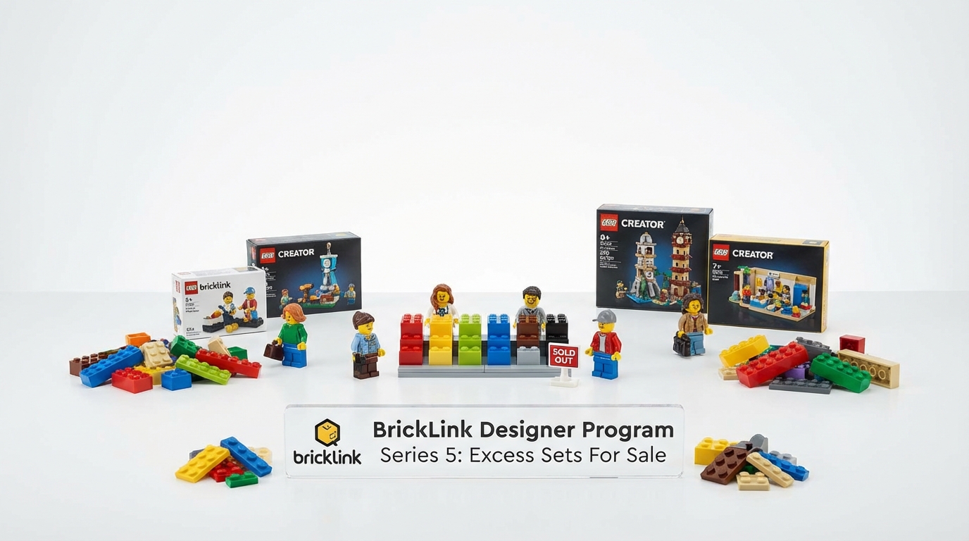 LEGO anunță o a doua șansă pentru BrickLink Designer Program Seria 5: Detalii despre vânzarea stocului excedentar în 2026