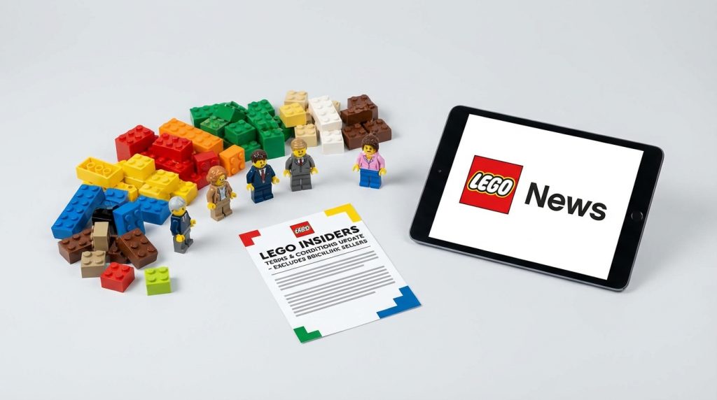 LEGO anunță schimbări majore în programul Insiders: Vânzătorii BrickLink și entitățile juridice, excluși de la recompense