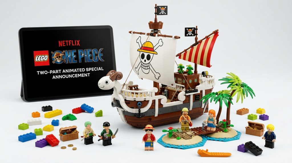LEGO lansează colaborarea istorică cu ONE PIECE: Special animat pe Netflix și seturi noi confirmate pentru 2026