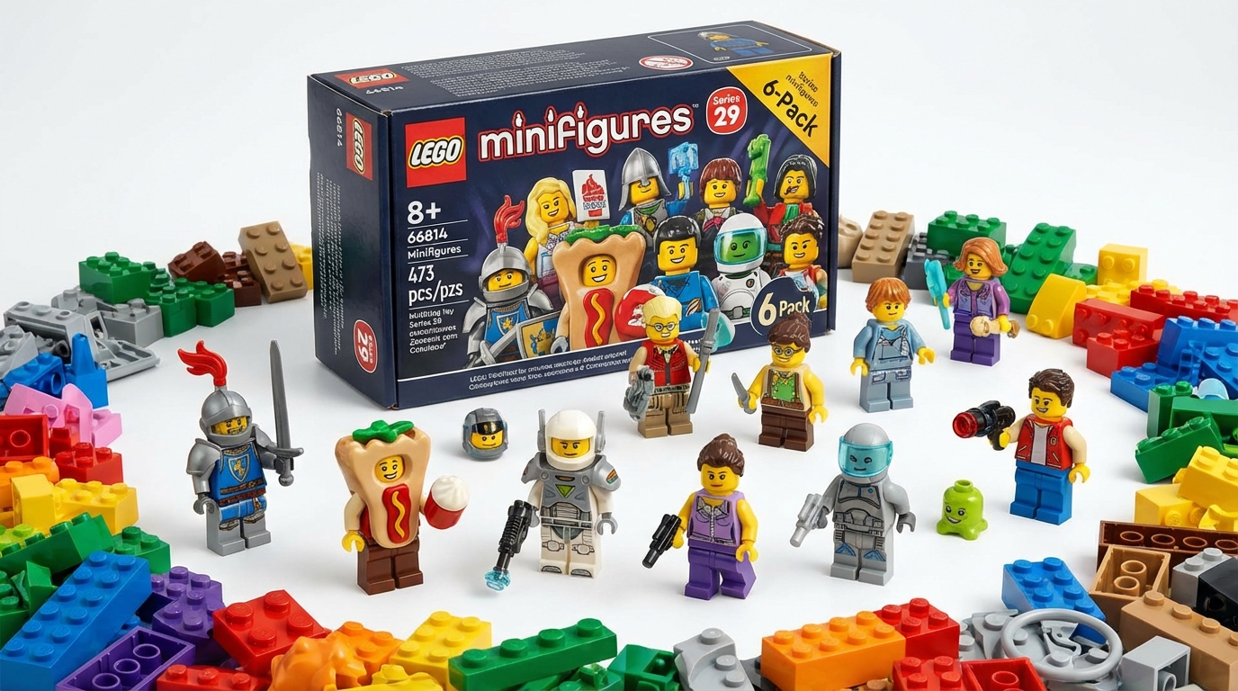 LEGO lansează noul set LEGO Minifigures Series 29 6-Pack (66814) în mai 2026