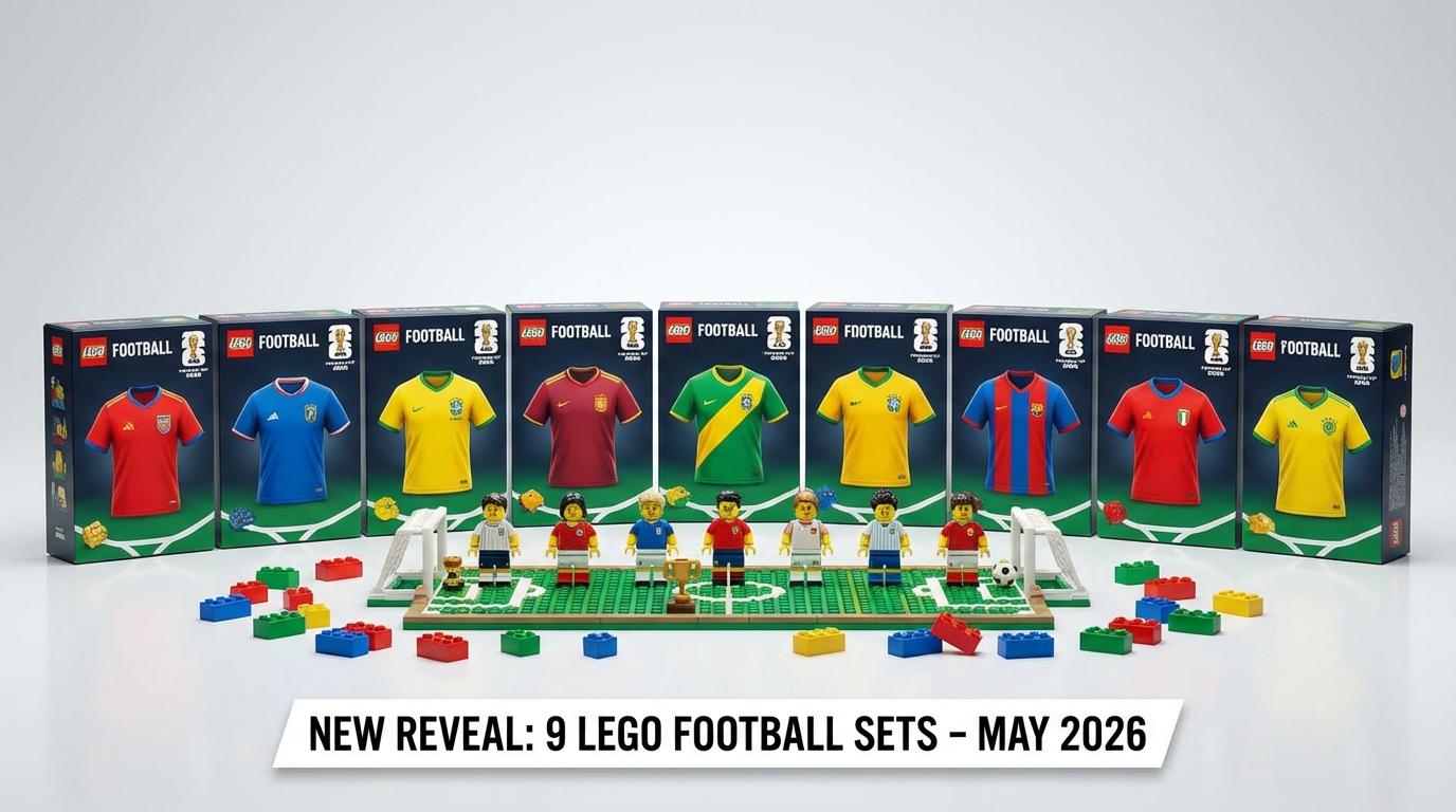 LEGO lansează o serie spectaculoasă de minifigurine pentru Campionatul Mondial FIFA 2026