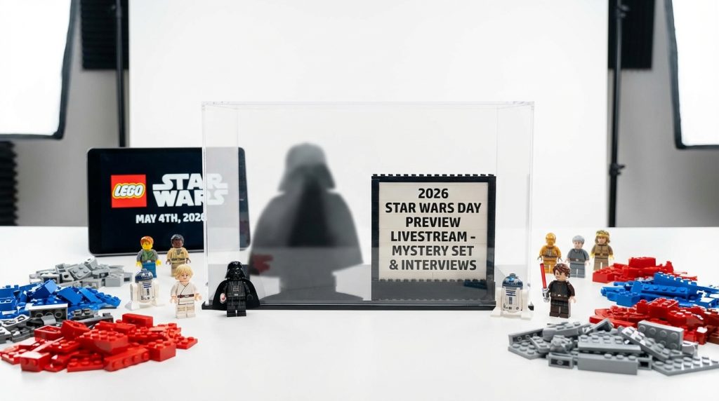 LEGO pregătește evenimentul Star Wars Day 2026: Dezvăluiri spectaculoase și un set misterios în premieră mondială