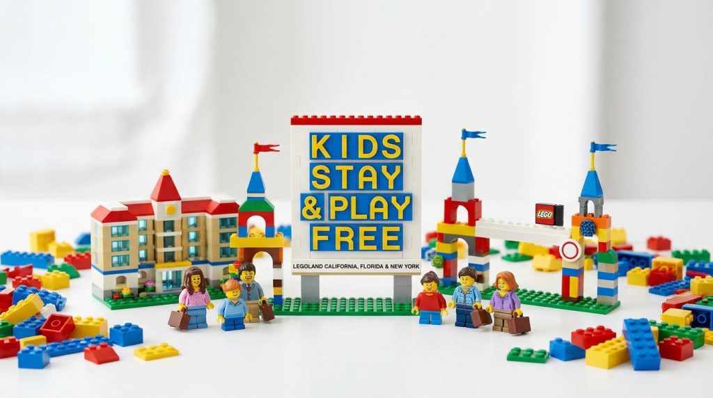 Ofertă specială LEGOLAND: Copiii stau și se joacă gratuit în locațiile din SUA până în 2026
