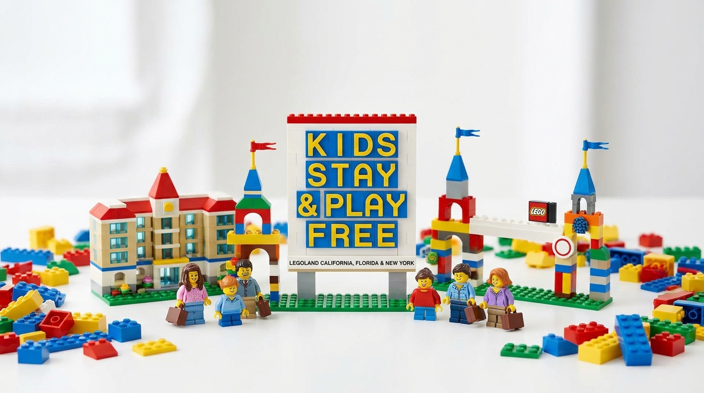 Ofertă specială LEGOLAND: Copiii stau și se joacă gratuit în locațiile din SUA până în 2026