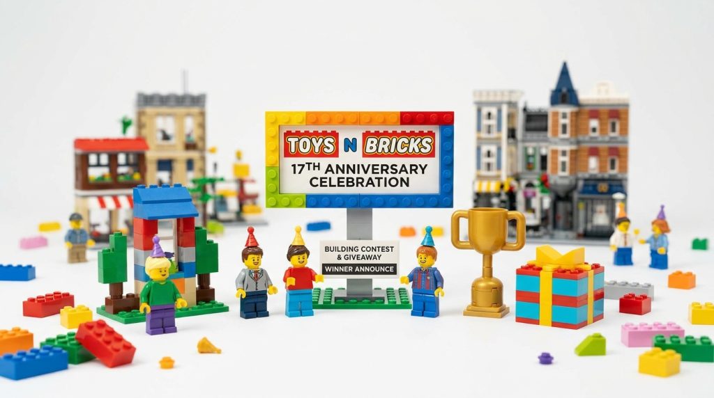 Sărbătorim 17 ani de pasiune LEGO: Participă la marea provocare a celor 17 piese!