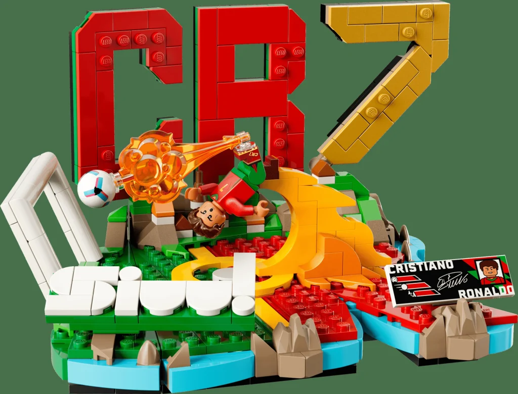 LEGO 43012 - LEGO 43012 Cristiano Ronaldo – Momente Memorabile din Fotbal: O Celebrare în Cărămizi