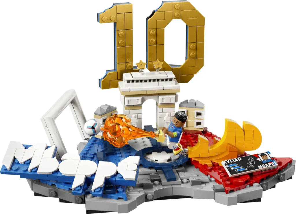 LEGO 43013 - LEGO 43013 Kylian Mbappé – Repere din Fotbal: O Celebrare în Cărămizi