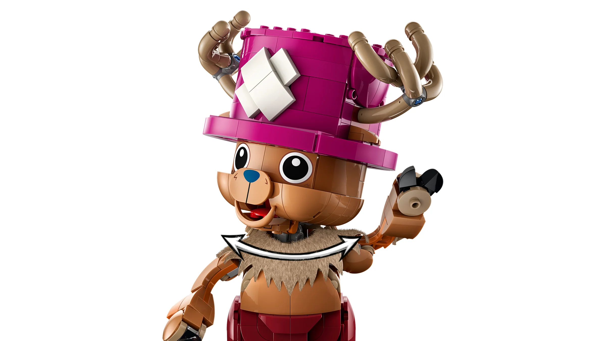 Imagine cu Chopper LEGO, detaliată și atrăgătoare. Un model grozav!