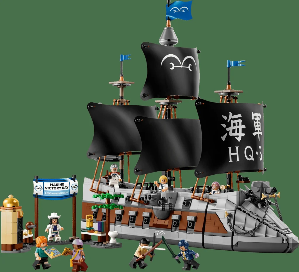 LEGO 75646 - Recenzie LEGO One Piece 75646 Nava de luptă a Marinei a lui Garp: O legendă fără erou