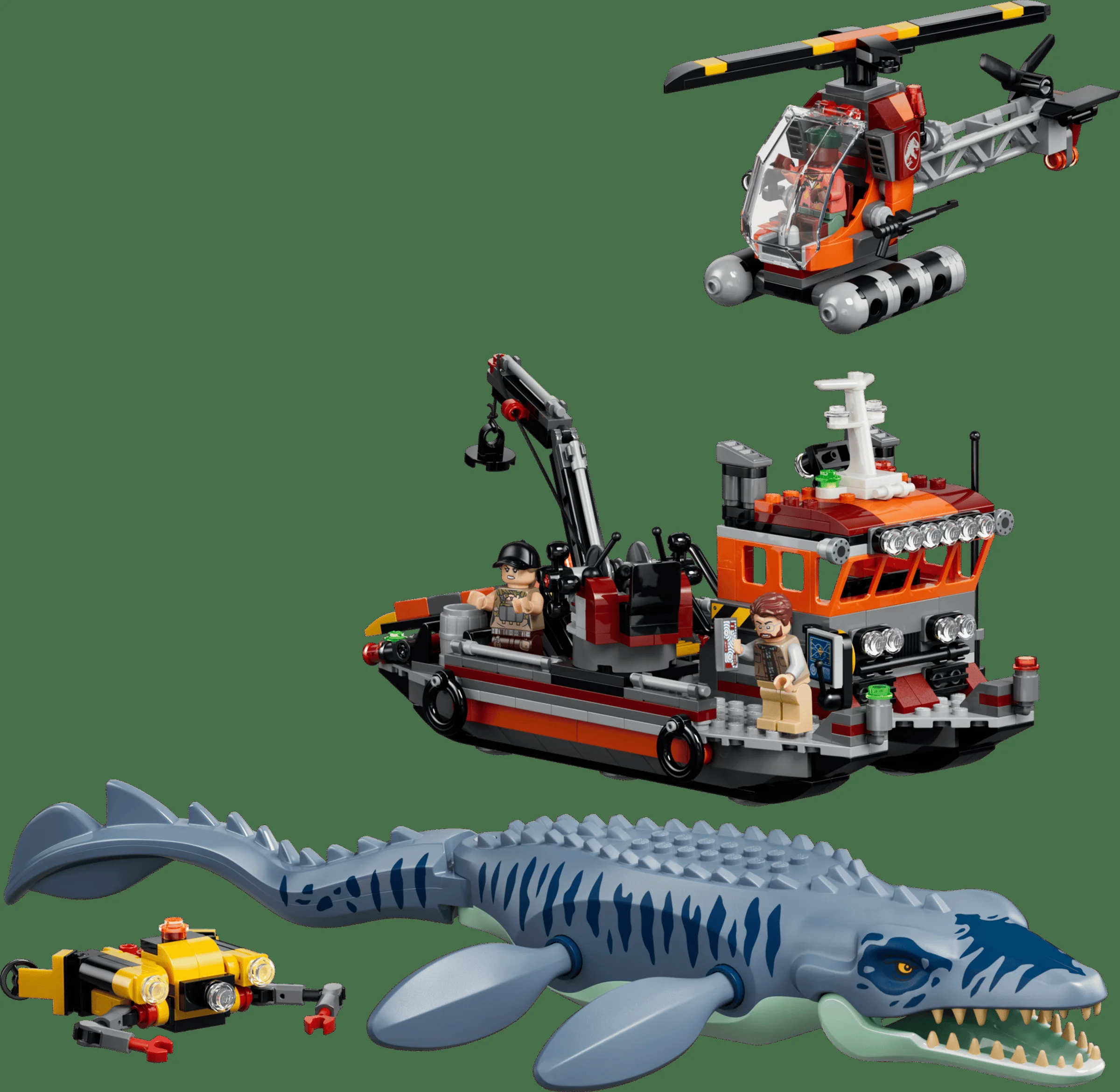 LEGO 77983 - LEGO 77983 Atacul cu barca al Mosasaurului: O analiză detaliată