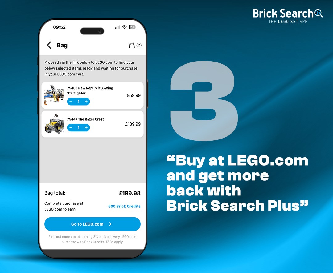 Revoluționează-ți colecția: Totul despre aplicația Brick Search și noile beneficii exclusive Brick Search Plus