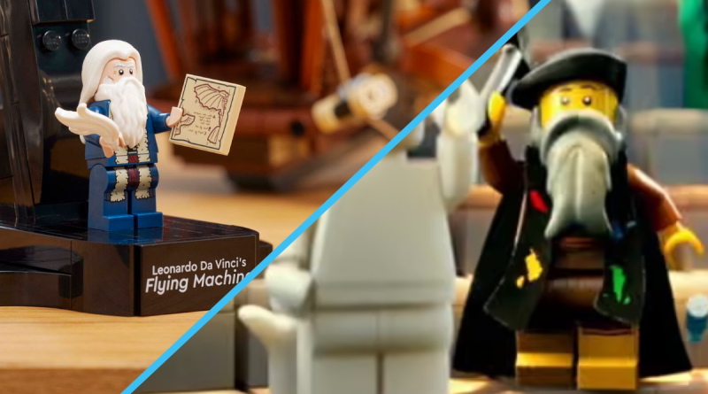 Detalii despre noul set LEGO 40902 Tribute to Leonardo da Vinci și viitorul temelor de artă renascentistă
