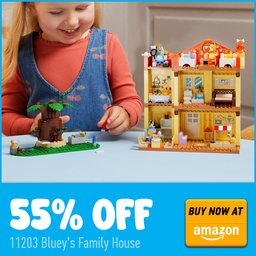 Ofertă imbatabilă pentru LEGO Bluey’s Family House: Reducere de peste 50% la cel mai iubit set al seriei