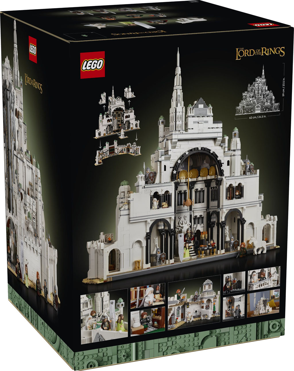 LEGO anunță oficial Minas Tirith (11377): Cea mai mare construcție din seria The Lord of the Rings vine cu peste 8.000 de piese